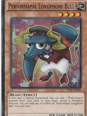 Yu-Gi-Oh Performapal Longphone Bull YS16-EN006 Holo P